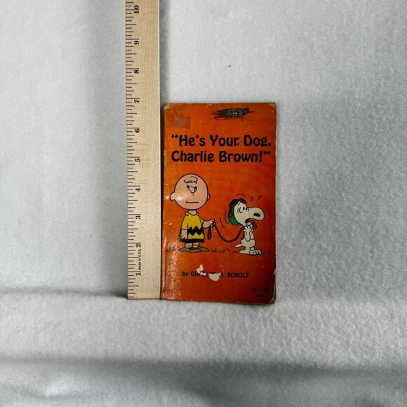 Charles M Schulz Paperback He's Your Dog Charlie Brown Scholastic 1968 Book - Picture 5 of 6
